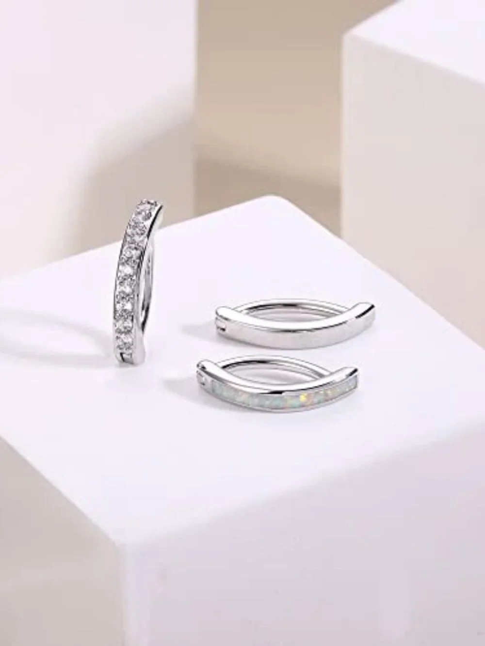 3Pcs 14G Clicker‎ Belly Button Ring for Women